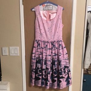 Pink Disney Castle Disneyland Dress